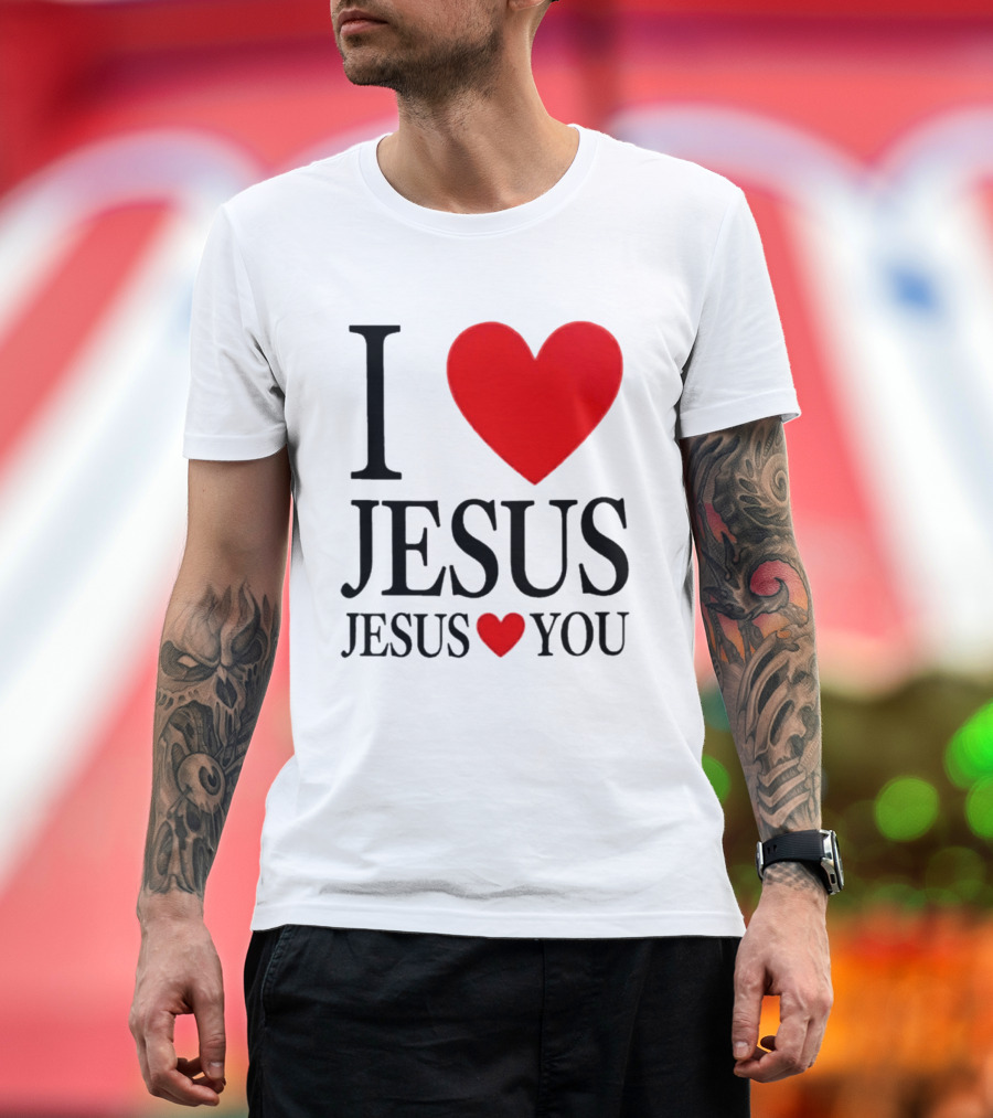 Cameron Dicker I Love Jesus Jesus Love You T-Shirt