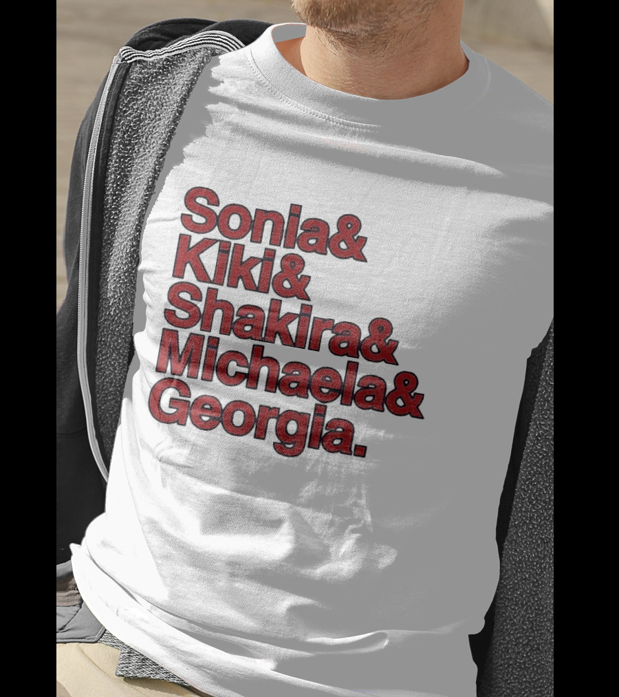 Washington Women's Basketball Sonia Kiki Shakira Michaela Georgia 2026 WNBA Ampersand Stars T-Shirt