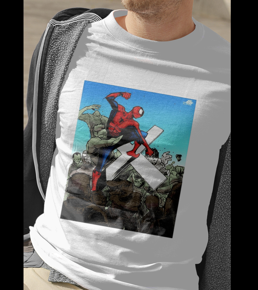 Never Give Up Spider Man Punch Nazis Minnesota Police T-Shirt