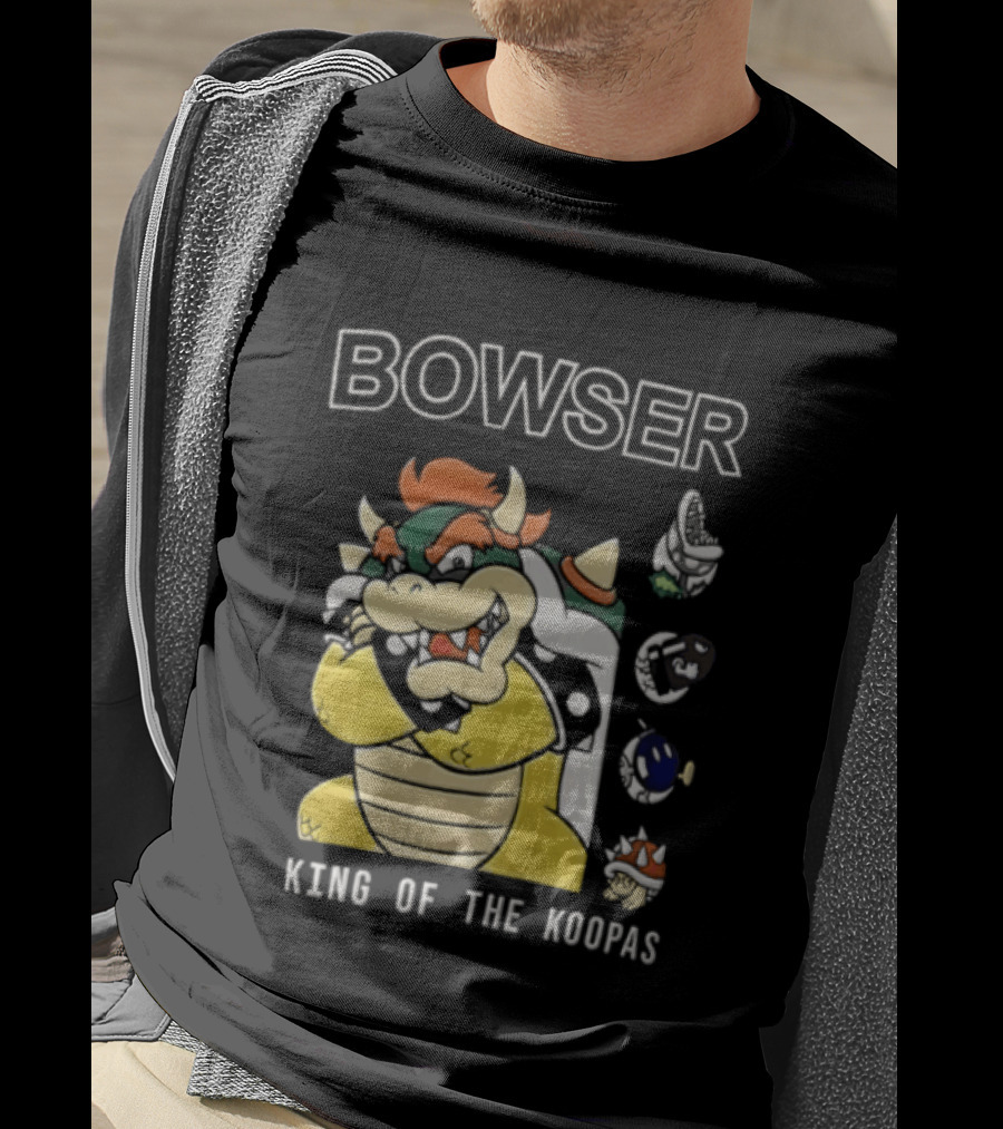 Bowser King Of The Koopas Super Mario T-Shirt