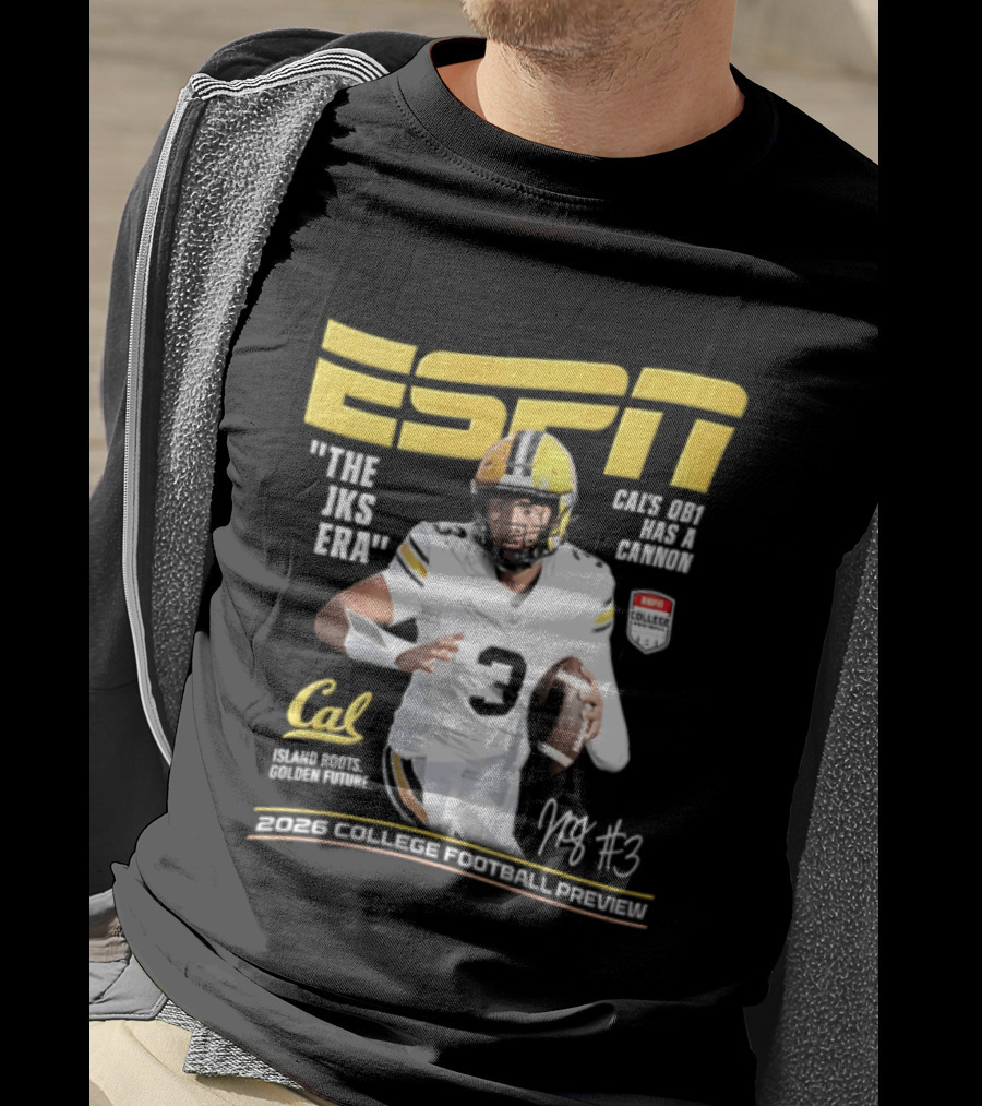 ESPN The Magazine Jaron Keawe Sagapolutele 2026 Cal Bears College Football Preview T-Shirt