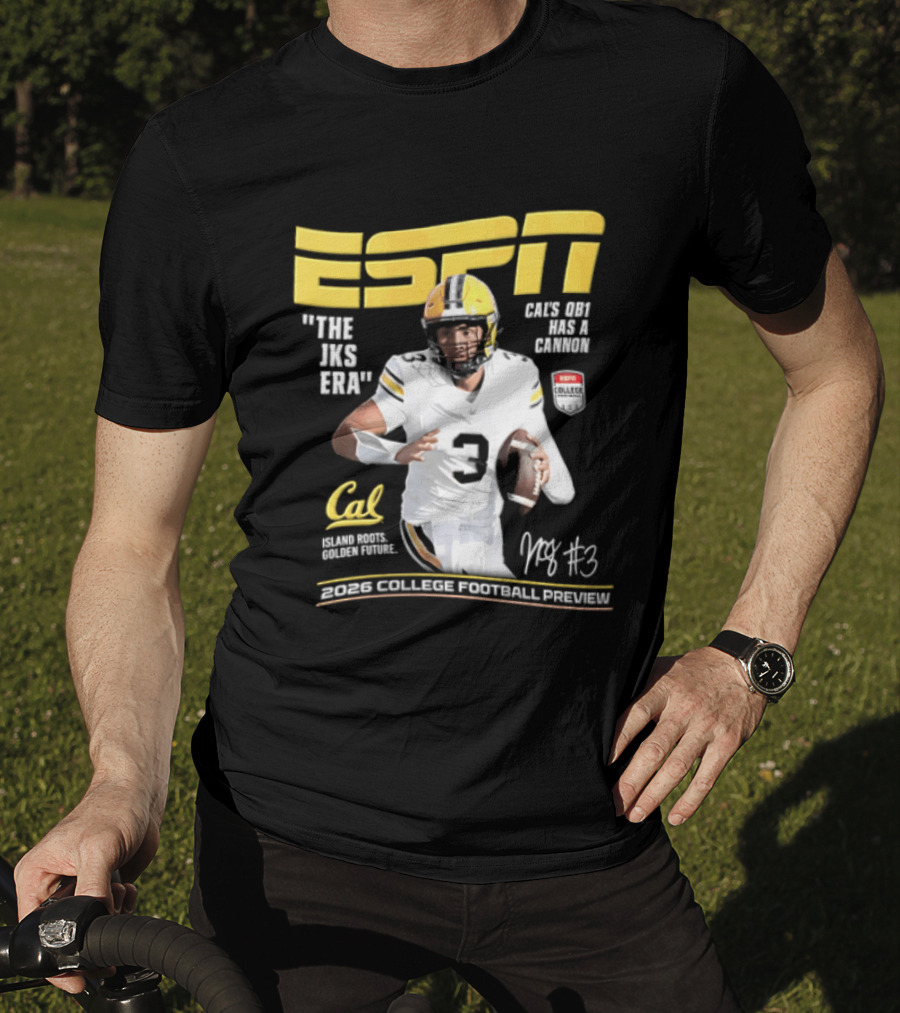 ESPN The Magazine Jaron Keawe Sagapolutele 2026 Cal Bears College Football Preview T-Shirt