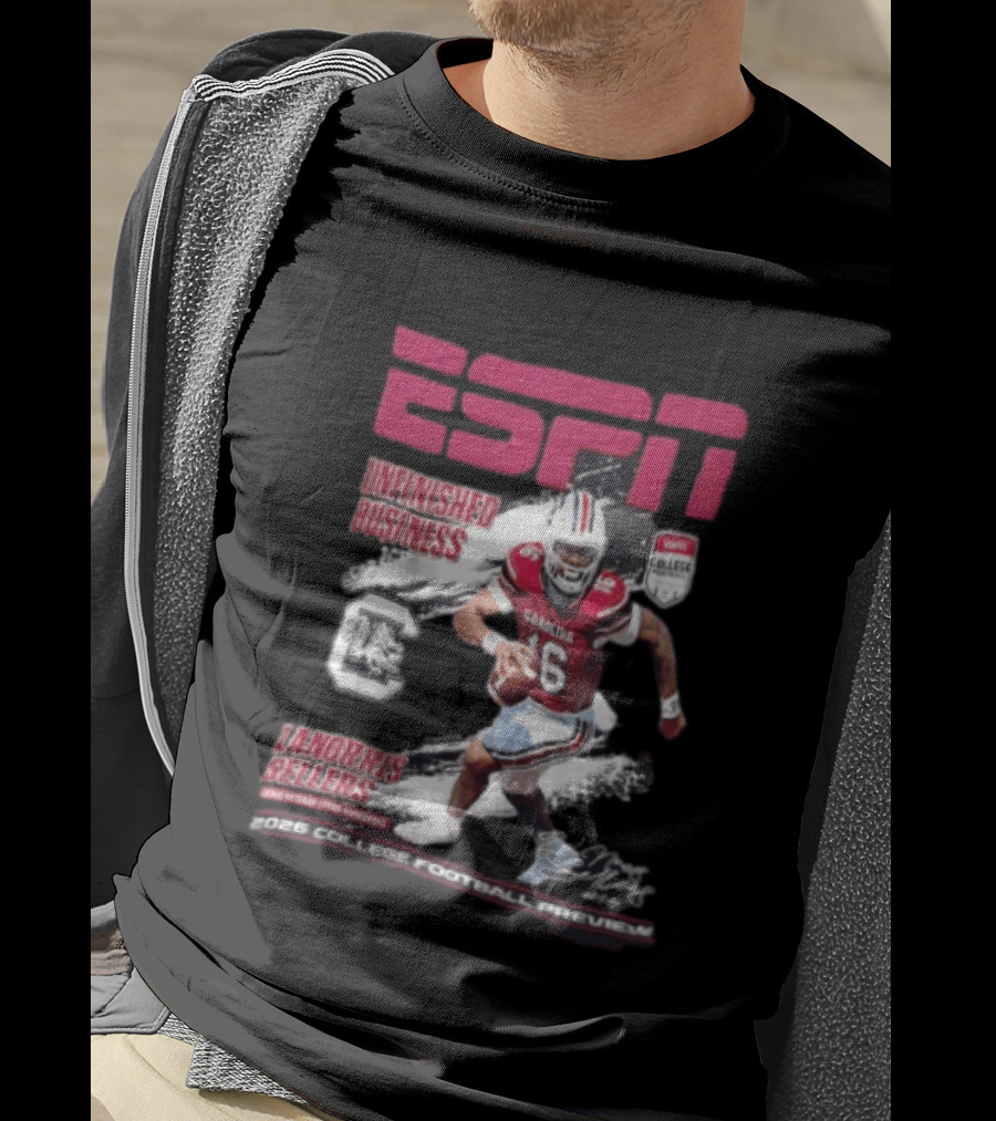 ESPN Unfinished Business LaNorris Sellers South Carolina 2026 College Football Review T-Shirt
