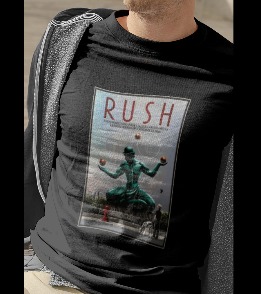 RUSH Fifty Something Tour Little Caesars Arena Detroit Michigan August 26 & 28 2026 T-Shirt