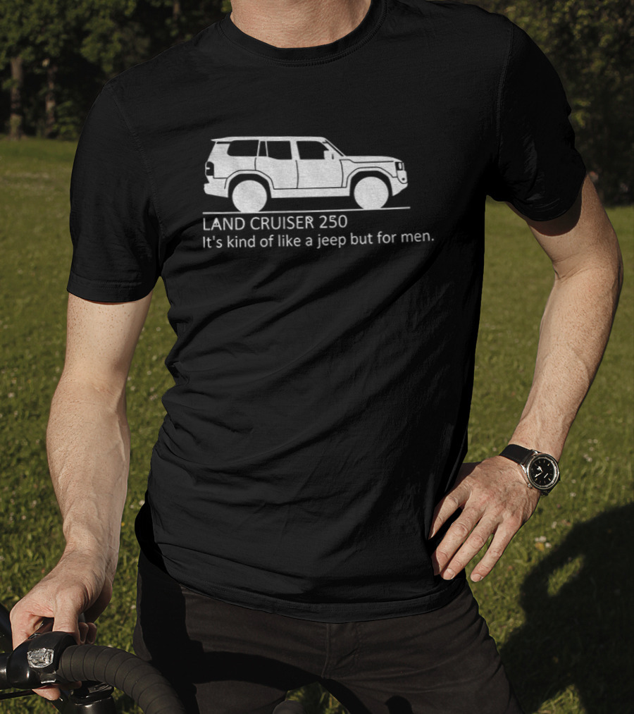 Toyota Land Cruiser 250 Men's Jeep Comparison T-Shirt