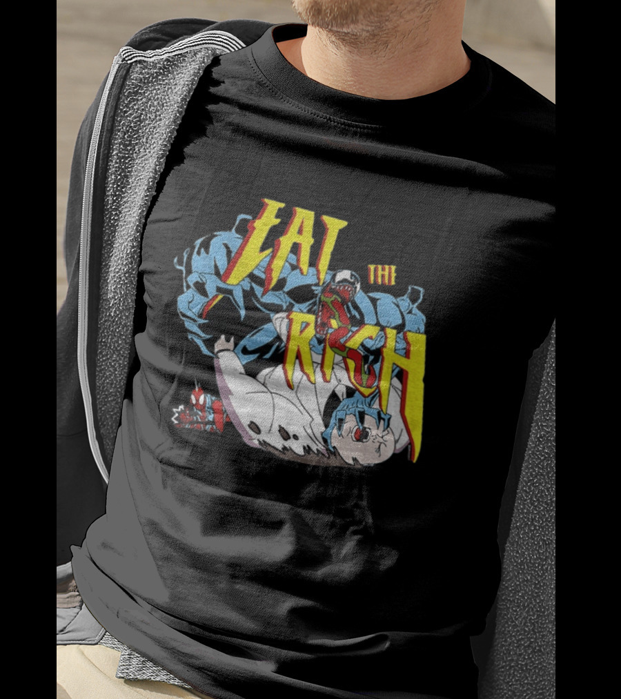 Venom Spider Man Eat The Rich Wilson Fisk Punch Nazi Police Marvel T-Shirt