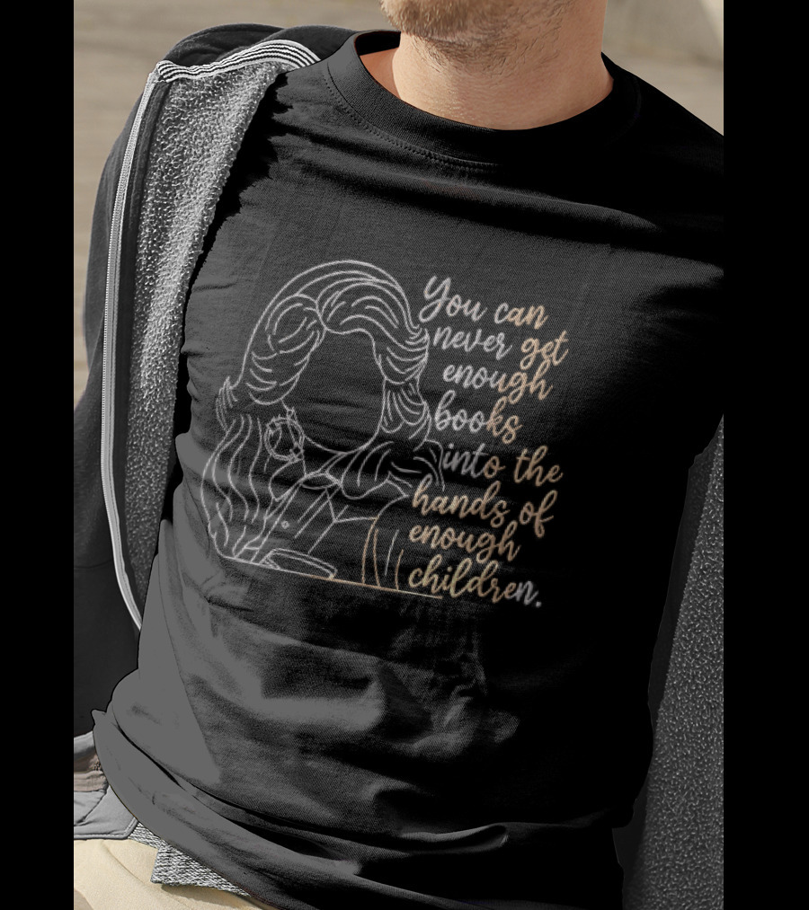 You Can Never Get Enough Books Into The Hands Of Children Faceless Woman Reading T-Shirt