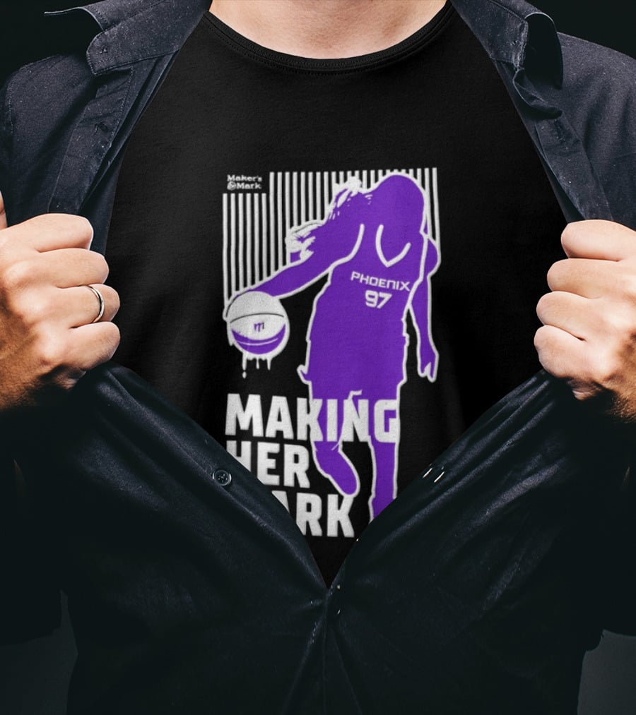 Phoenix Mercury WNBA Making Her Mark 97 T-Shirt