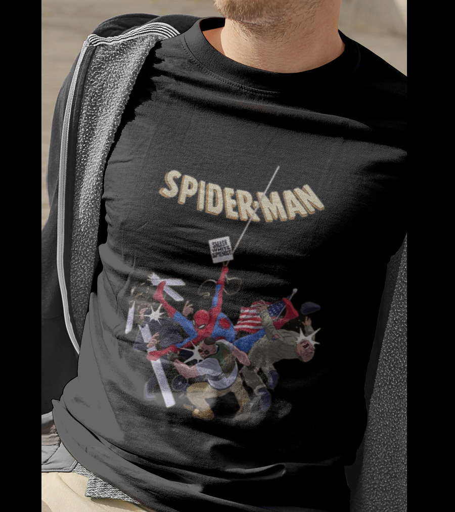 Smash White Supremacy Spider Man Action Against Hate T-Shirt