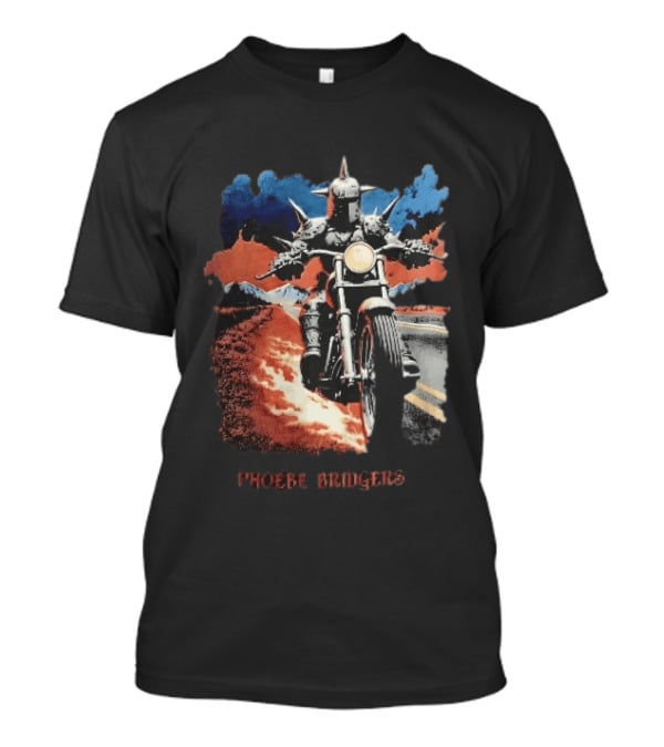 Phoebe Bridgers Spiked Knight Armor Motorcycle Road Bootleg T-Shirt