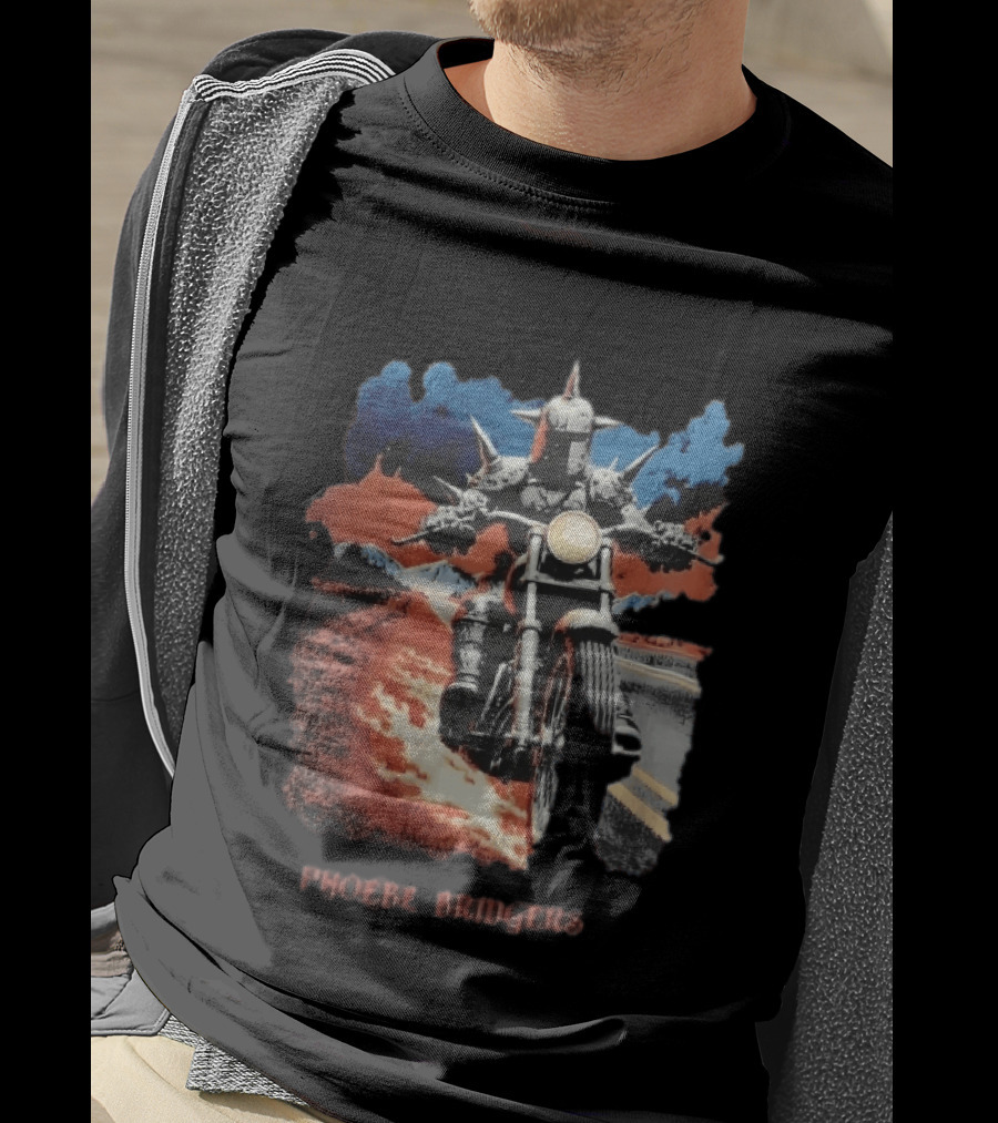 Phoebe Bridgers Spiked Knight Armor Motorcycle Road Bootleg T-Shirt