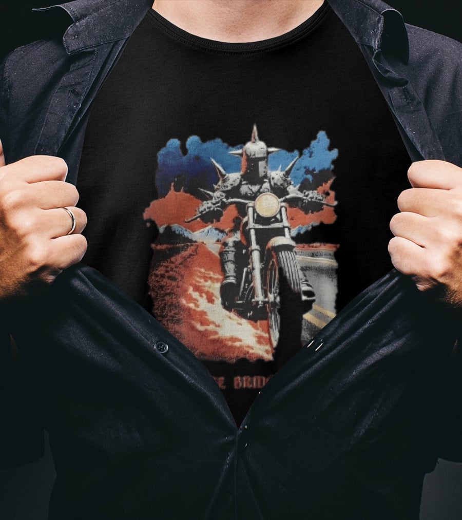 Phoebe Bridgers Spiked Knight Armor Motorcycle Road Bootleg T-Shirt