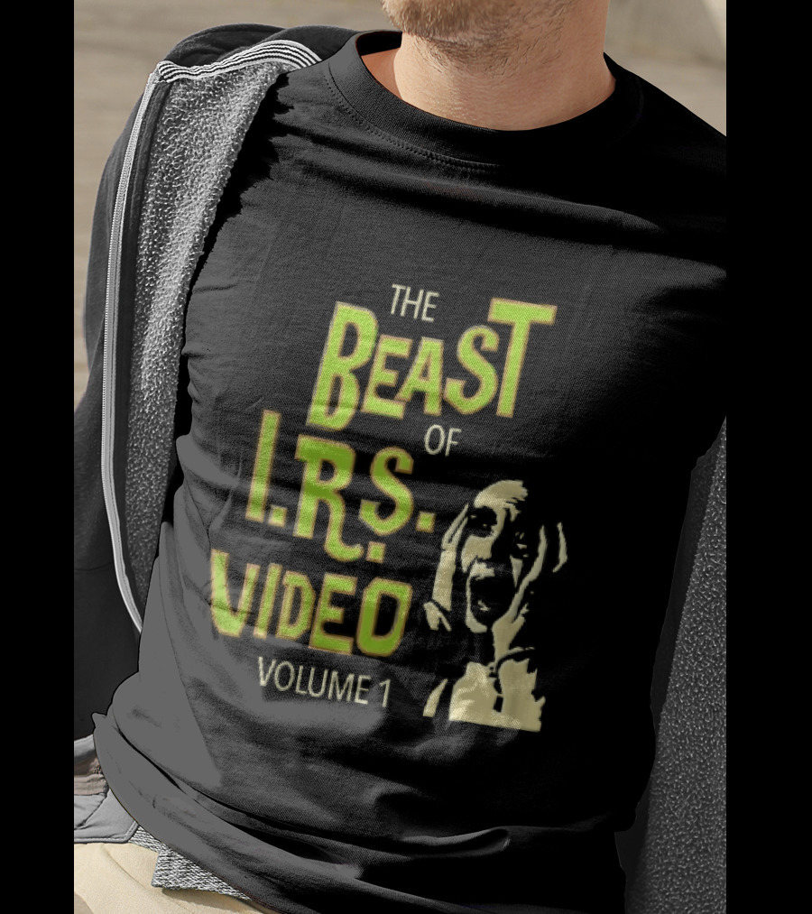 The Beast Of IRS Video Volume 1 Screaming Horror Face T-Shirt