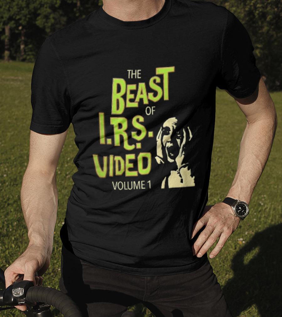 The Beast Of IRS Video Volume 1 Screaming Horror Face T-Shirt