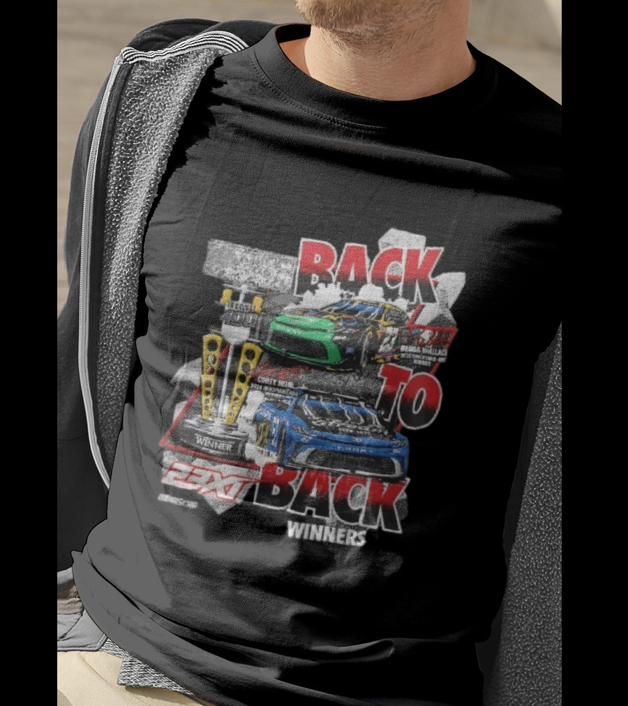 23XI NASCAR Back To Back Winners Bubba Wallace Corey Heim Brickyard 400 Race Cars Trophy 2025 2026 T-Shirt