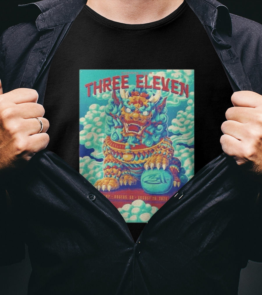 Three Eleven Concert Rogers AR Walmart AMP August 26 2026 Event Tiger Chinese T-Shirt