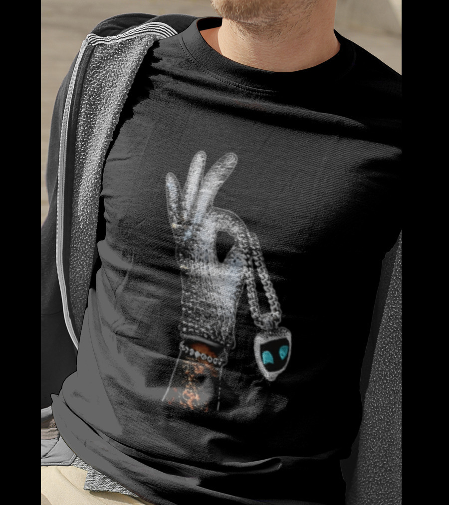 Drake Iceman Astro Bot Glove Necklace T-Shirt
