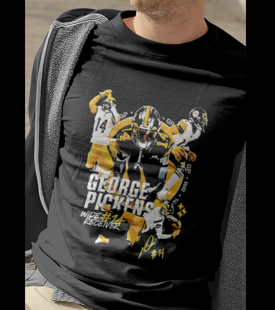 George Pickens Wide Receiver #14 Pittsburgh Steelers Football #14 T-Shirt