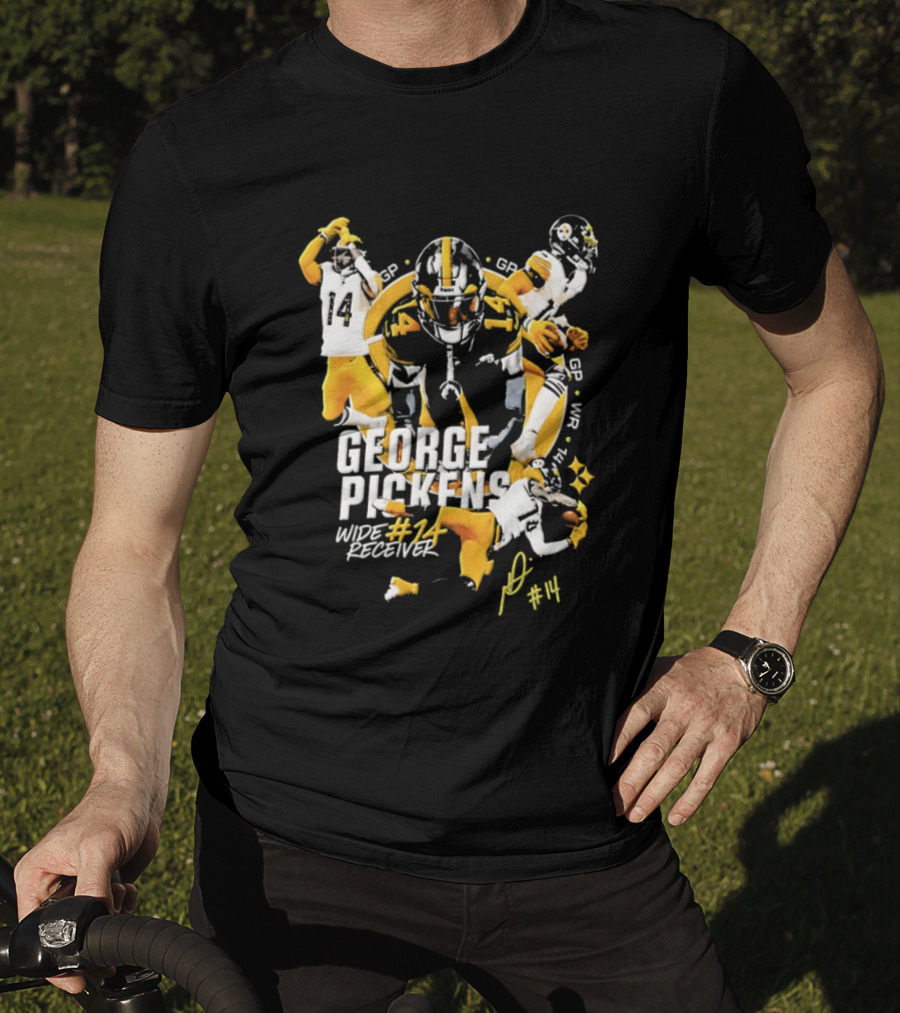 George Pickens Wide Receiver #14 Pittsburgh Steelers Football #14 T-Shirt