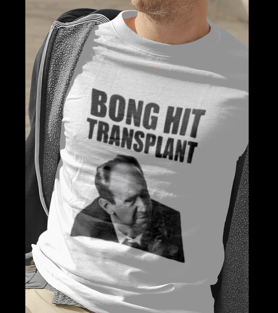 Bong Hit Transplant Joseph Morse Black And White Image T-Shirt