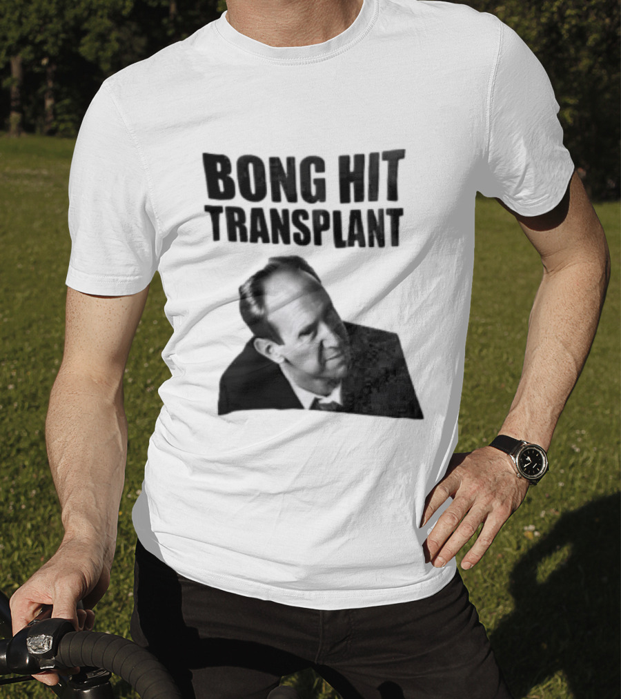 Bong Hit Transplant Joseph Morse Black And White Image T-Shirt
