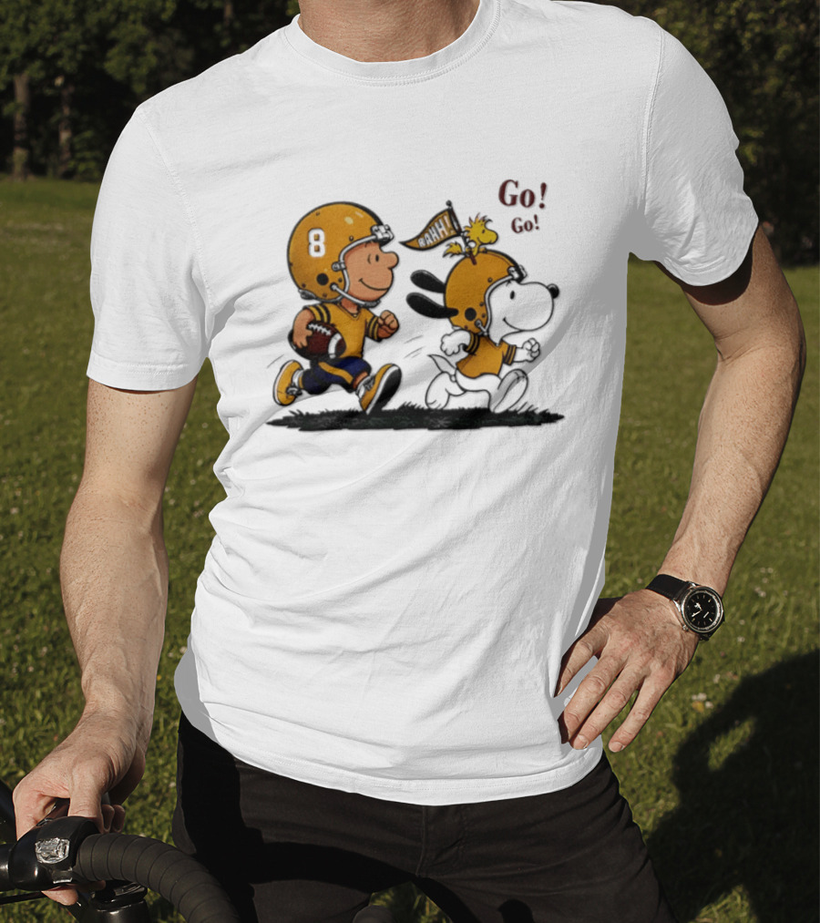 Charlie Brown Snoopy Peanuts Football Go Go Pittsburgh 2026 T-Shirt