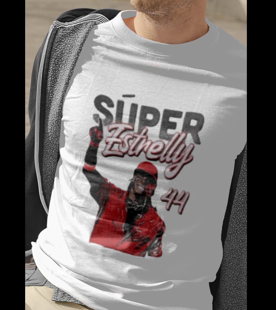 Elly De La Cruz Súper Estrelly 44 Cincinnati Reds T-Shirt