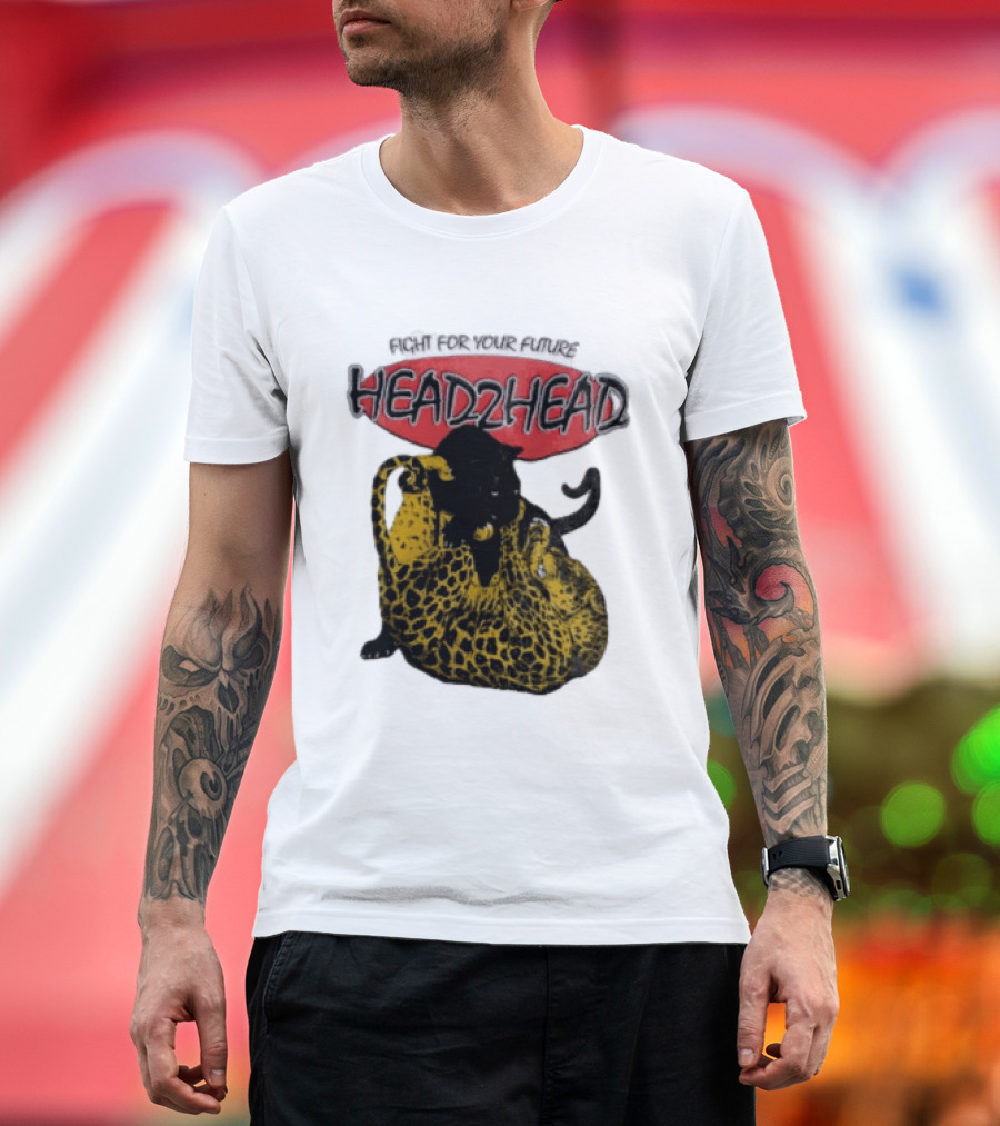 Fight For Your Future Head2Head Panther And Leopard T-Shirt