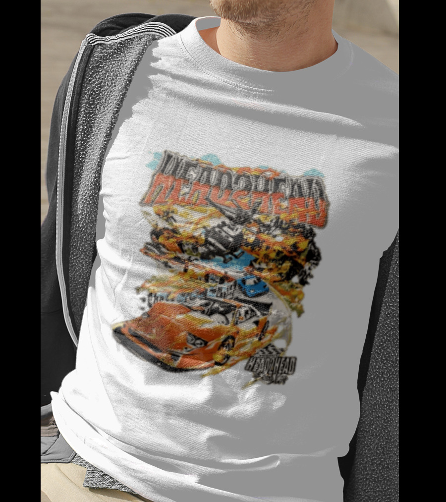 Head2Head Final Lap Racing Supercar Explosion Scene T-Shirt