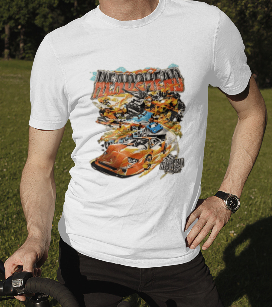 Head2Head Final Lap Racing Supercar Explosion Scene T-Shirt