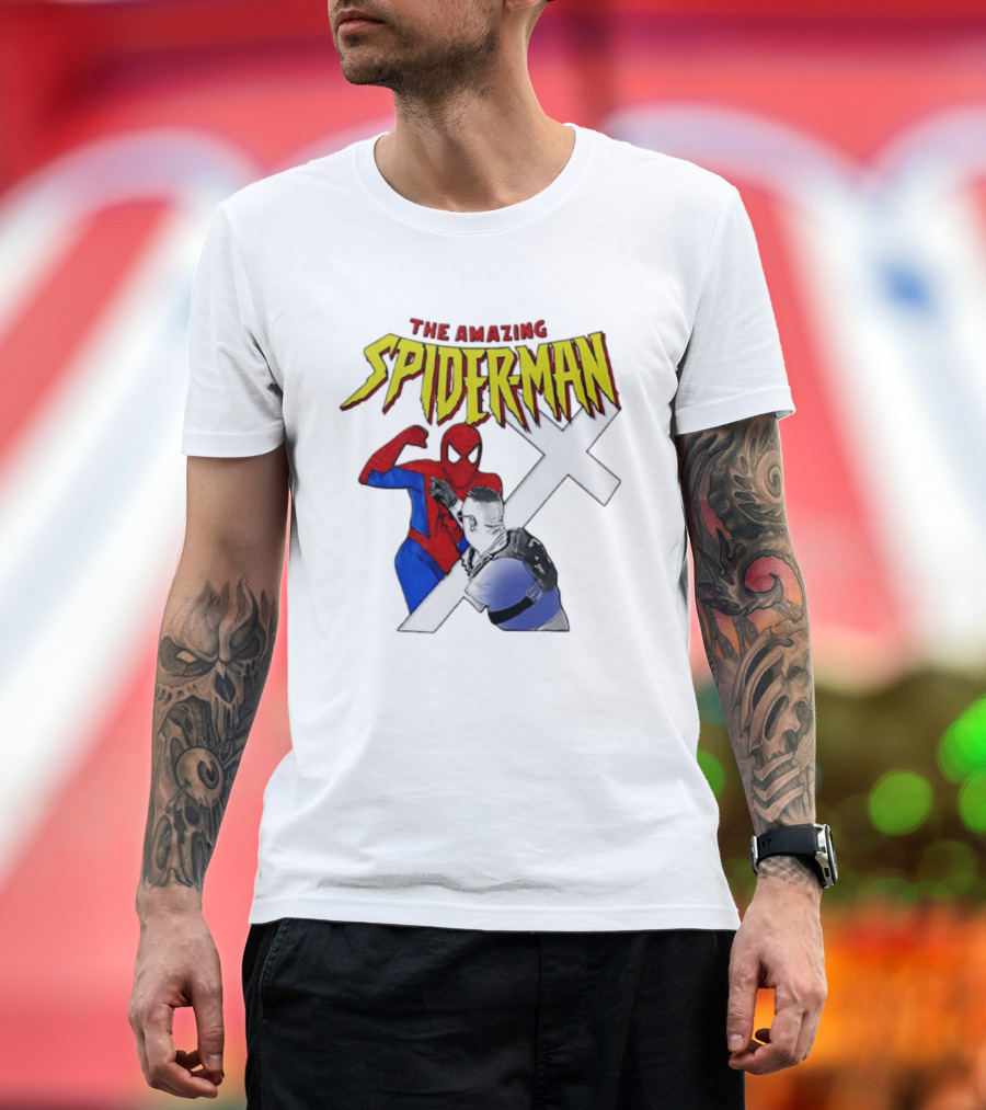 The Amazing Spider Man Vs Jake Lang Comic Style Showdown T-Shirt