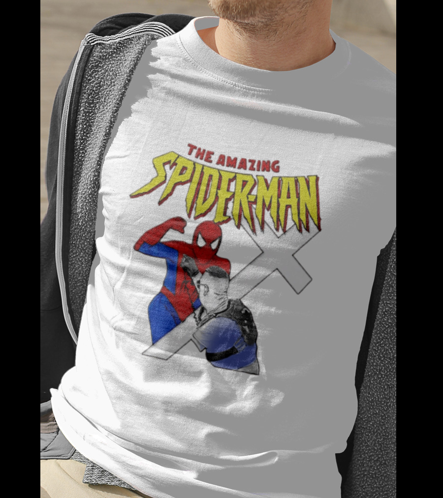 The Amazing Spider Man Vs Jake Lang Comic Style Showdown T-Shirt