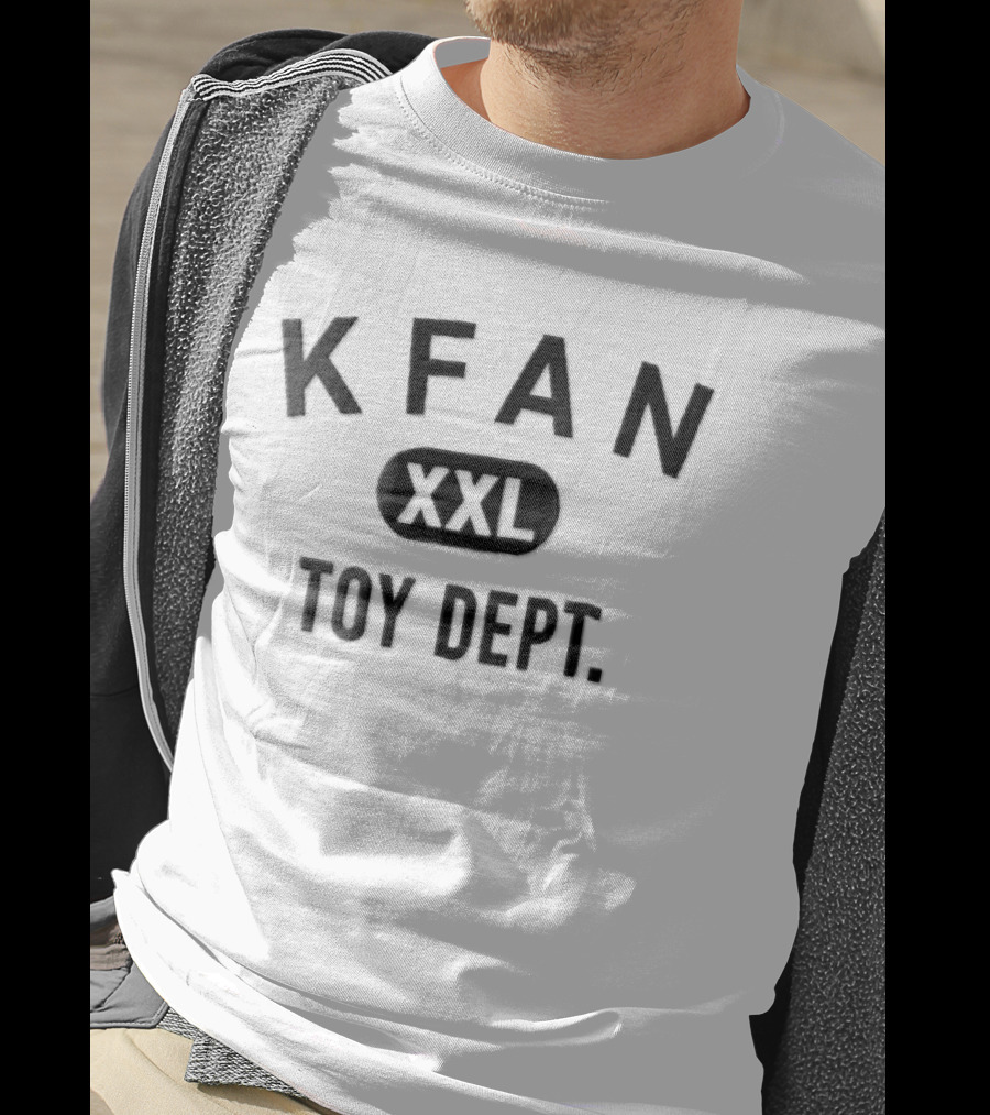 Kfan XXL Oval Toy Dept Black Arched T-Shirt