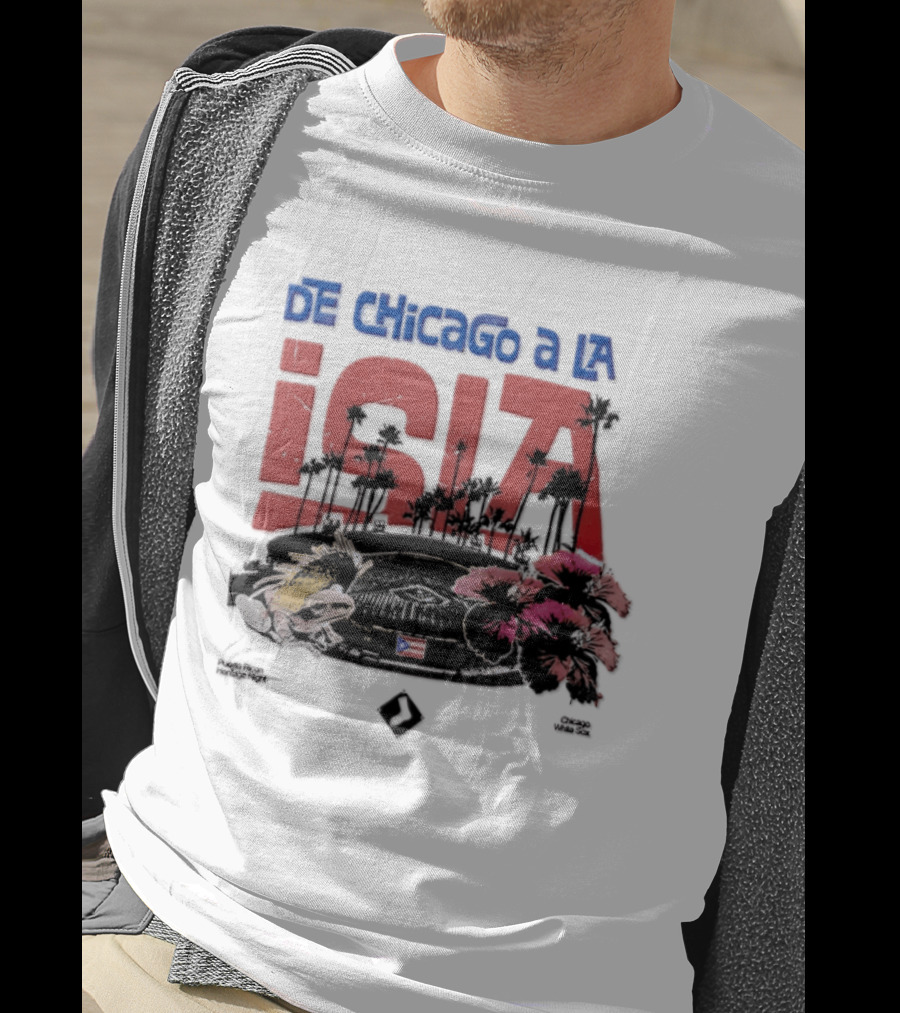 De Chicago A La Isla Puerto Rican Heritage Night White Sox 2026 T-Shirt