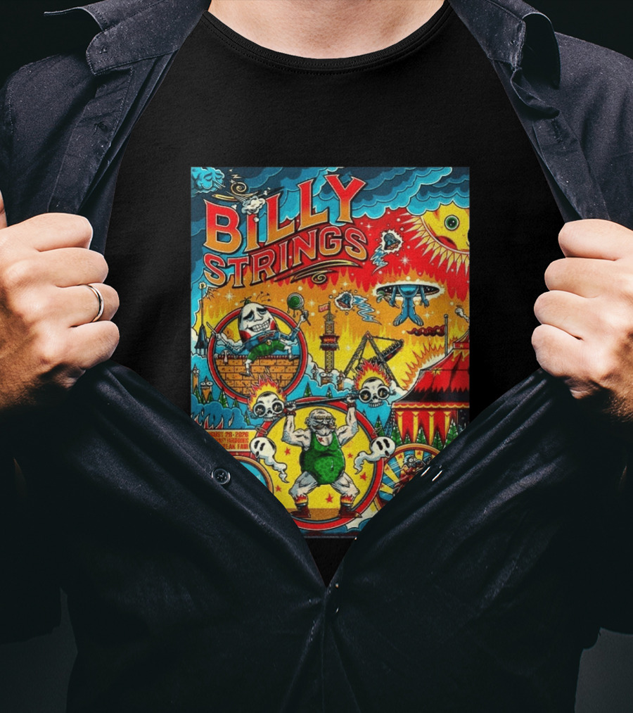 Billy Strings Ionia Freak Fair August 28 2026 Night 1 Ionia MI T-Shirt