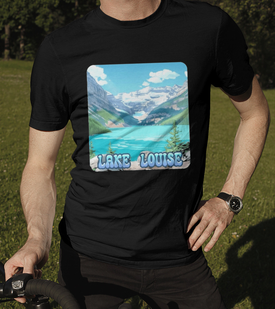 Lake Louise Canada Scenic Mountain Lake View T-Shirt