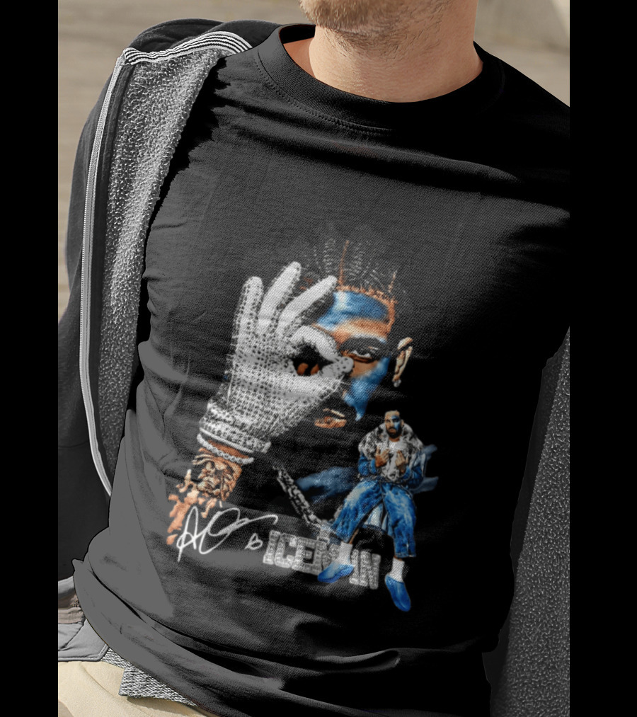 Drake Ice Man Brodie Signature Bling T-Shirt