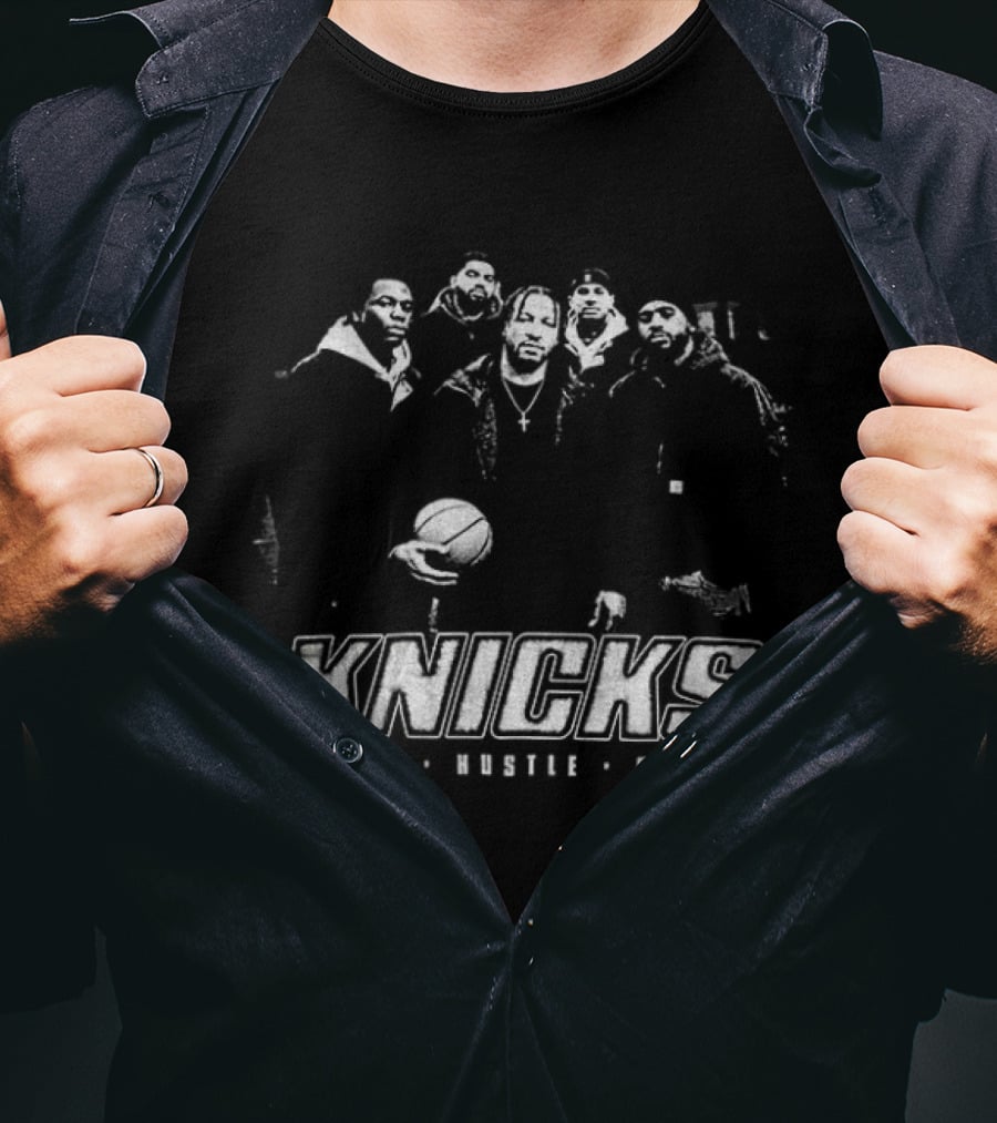 New York Knicks Brotherhood Grit Hustle Gold Passion T-Shirt