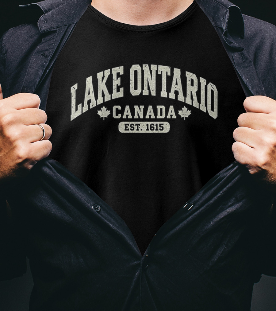 Lake Ontario Canada Est 1615 T-Shirt