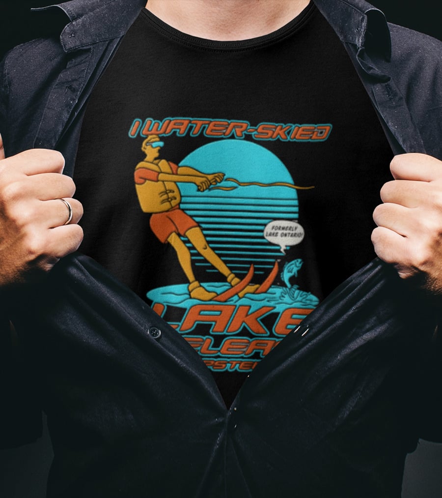 I Water Skied Lake Release The Epstein Files T-Shirt