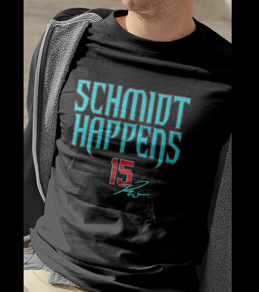 Schmidt Happens 15 Arizona Diamondbacks Ryan Waldschmidt T-Shirt