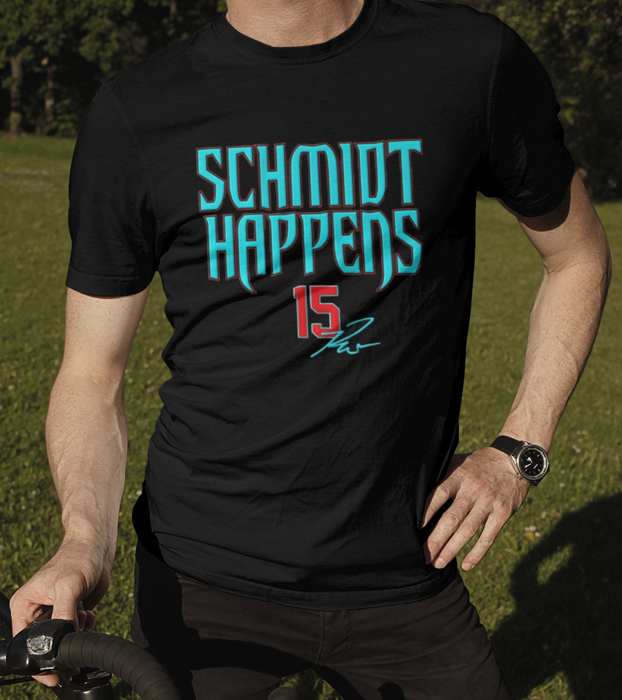 Schmidt Happens 15 Arizona Diamondbacks Ryan Waldschmidt T-Shirt