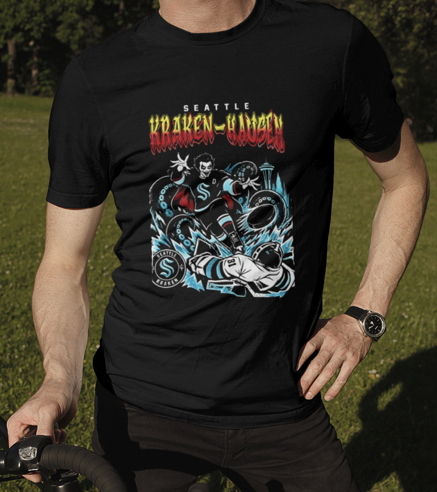Seattle Kraken Danhausen WWE Friday Night 2026 Hockey Clash T-Shirt
