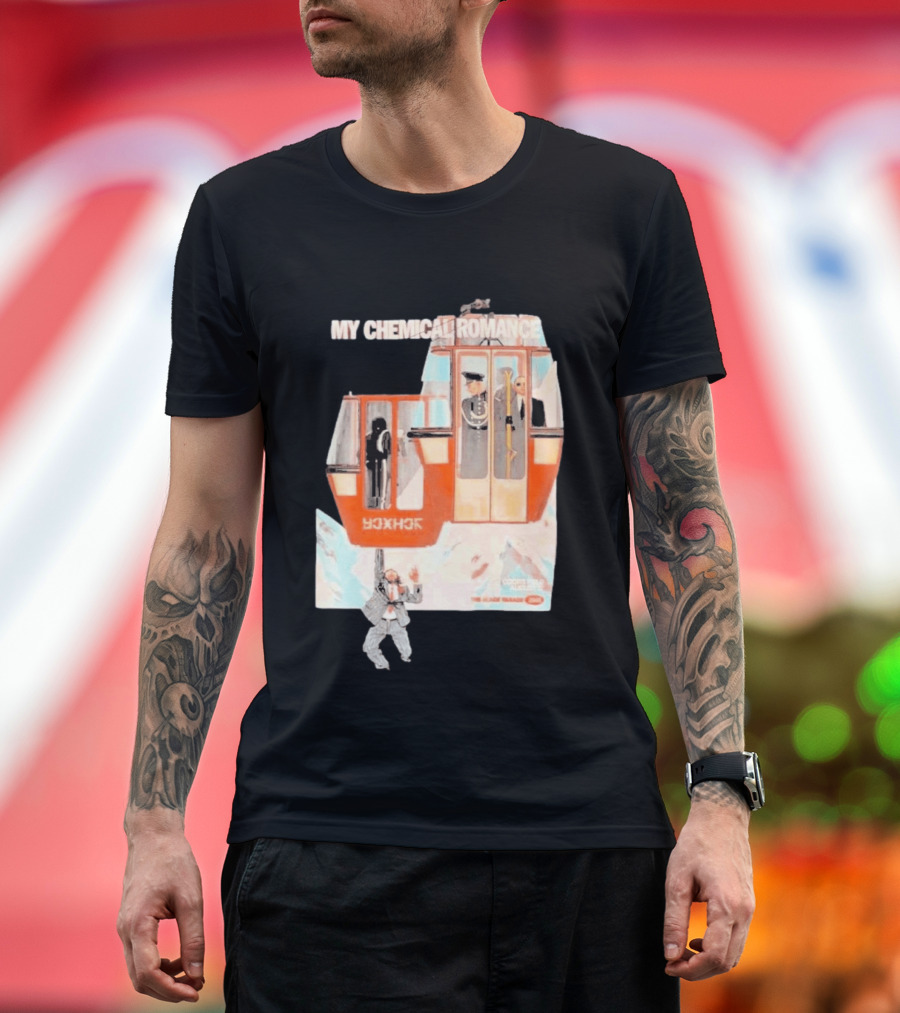 My Chemical Romance Coors Field 2026 Tour August 27th Denver CO Cable Car Print T-Shirt