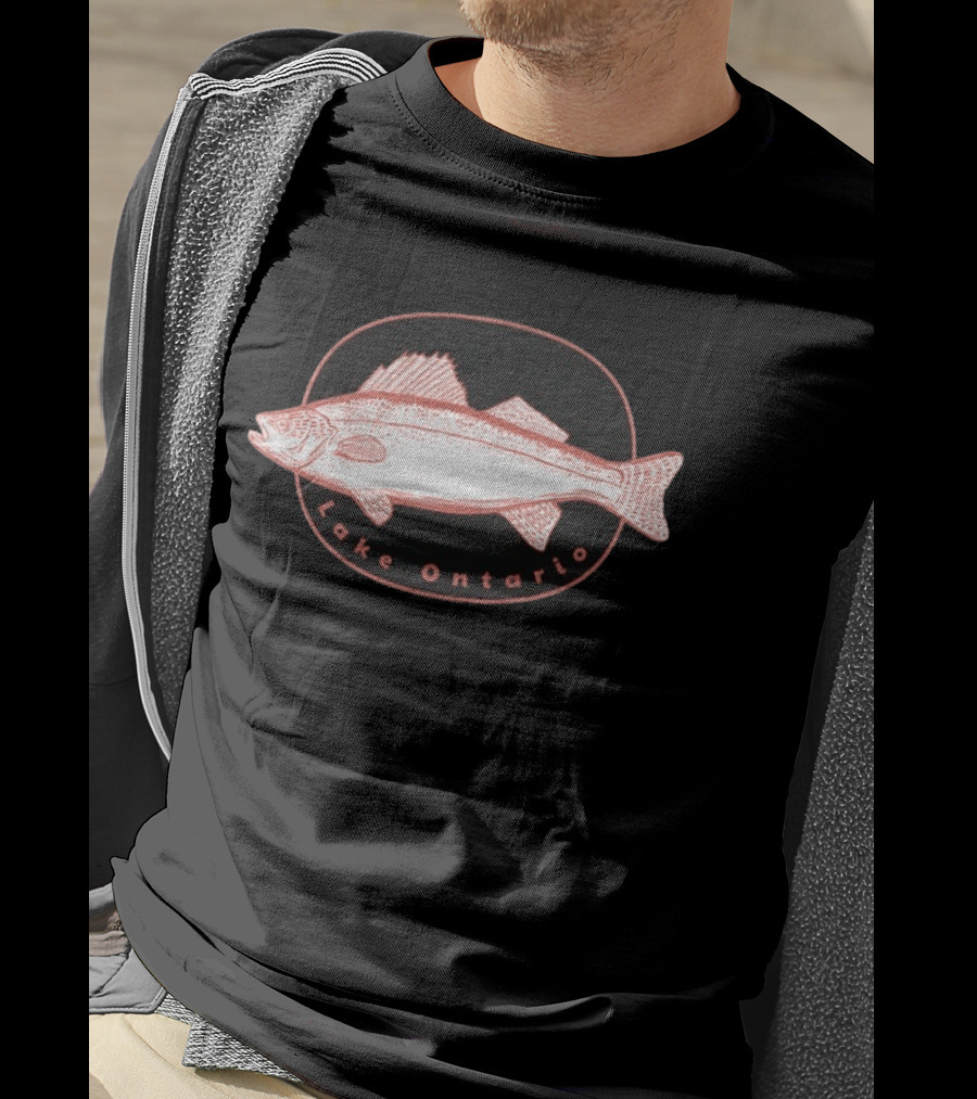 Walleye Freshwater Fish Lake Ontario T-Shirt