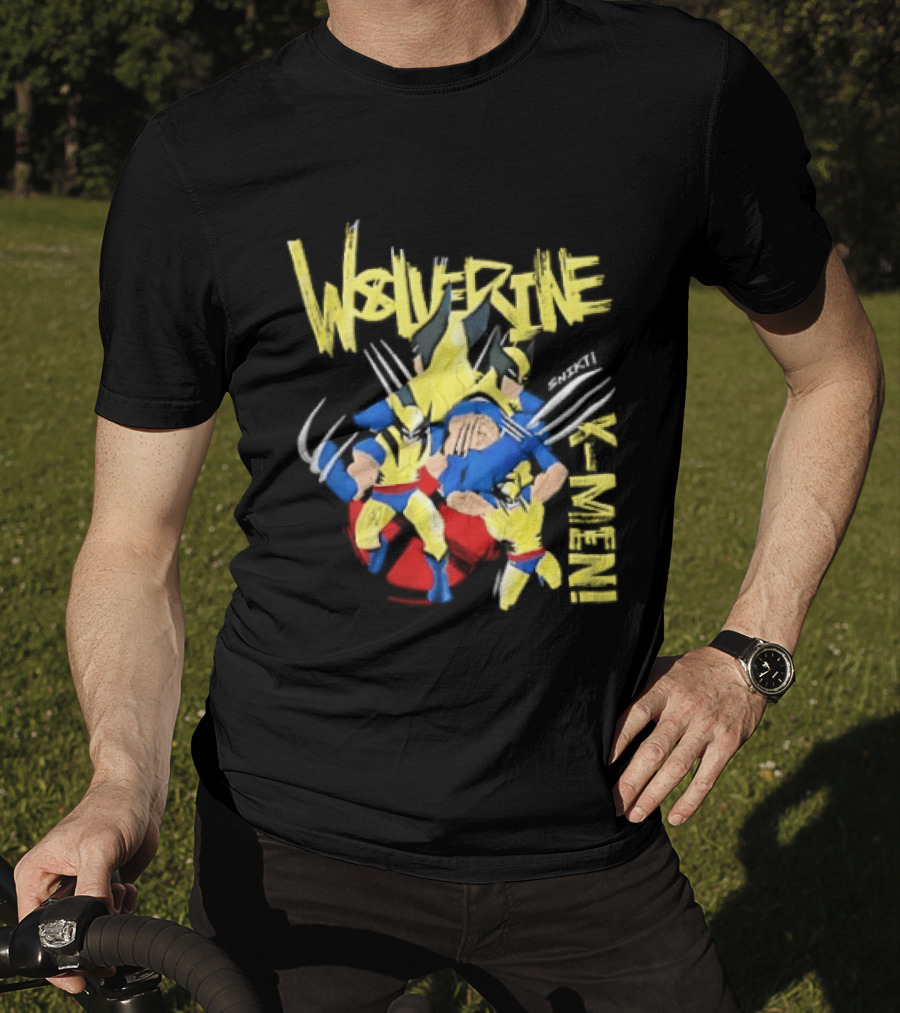 Wolverine Snikt X Men Comic Claws Action T-Shirt