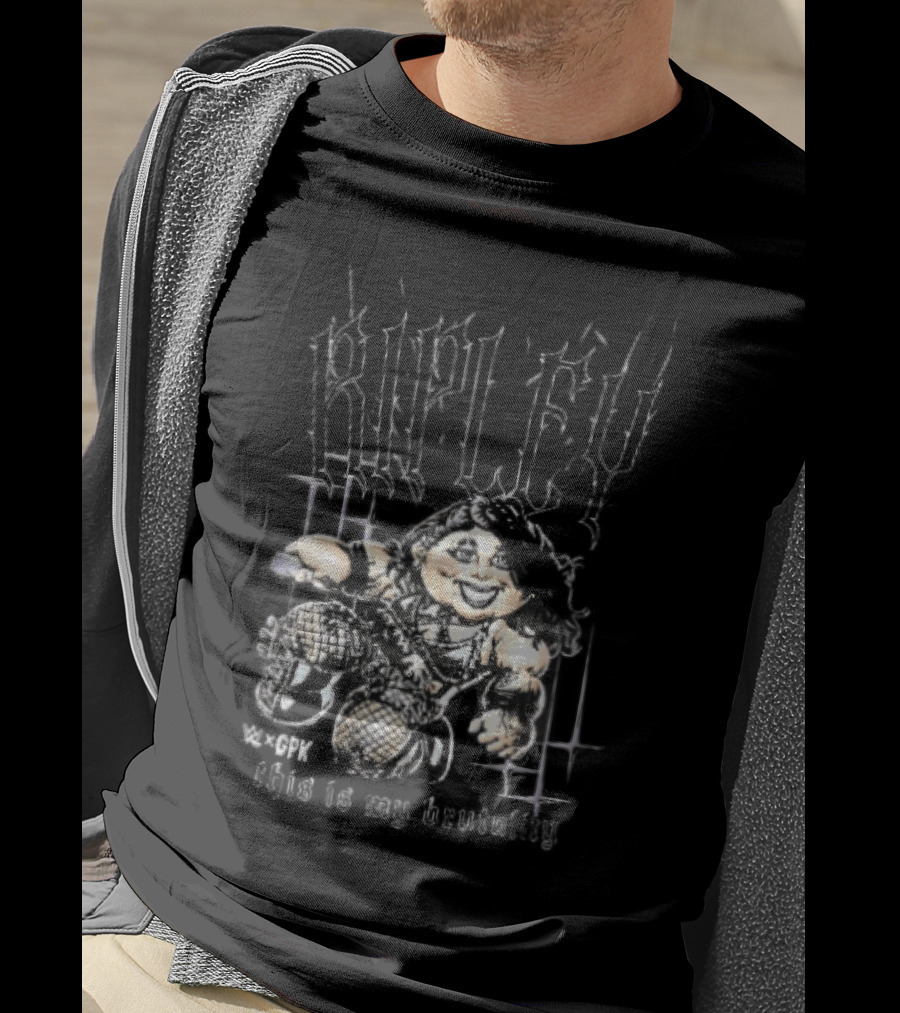 WWE GPK Ripley This Is My Brutality Female Wrestler Cartoon Caricature T-Shirt