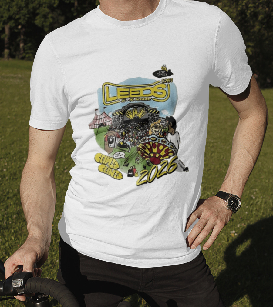 Leeds Step Correct 27 30 August 2026 Music Festival Fairground Clints Cantz T-Shirt