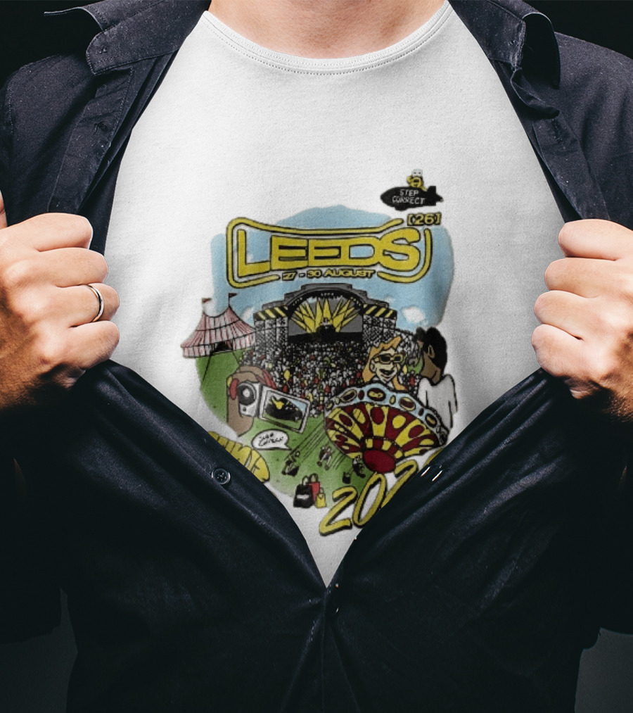 Leeds Step Correct 27 30 August 2026 Music Festival Fairground Clints Cantz T-Shirt