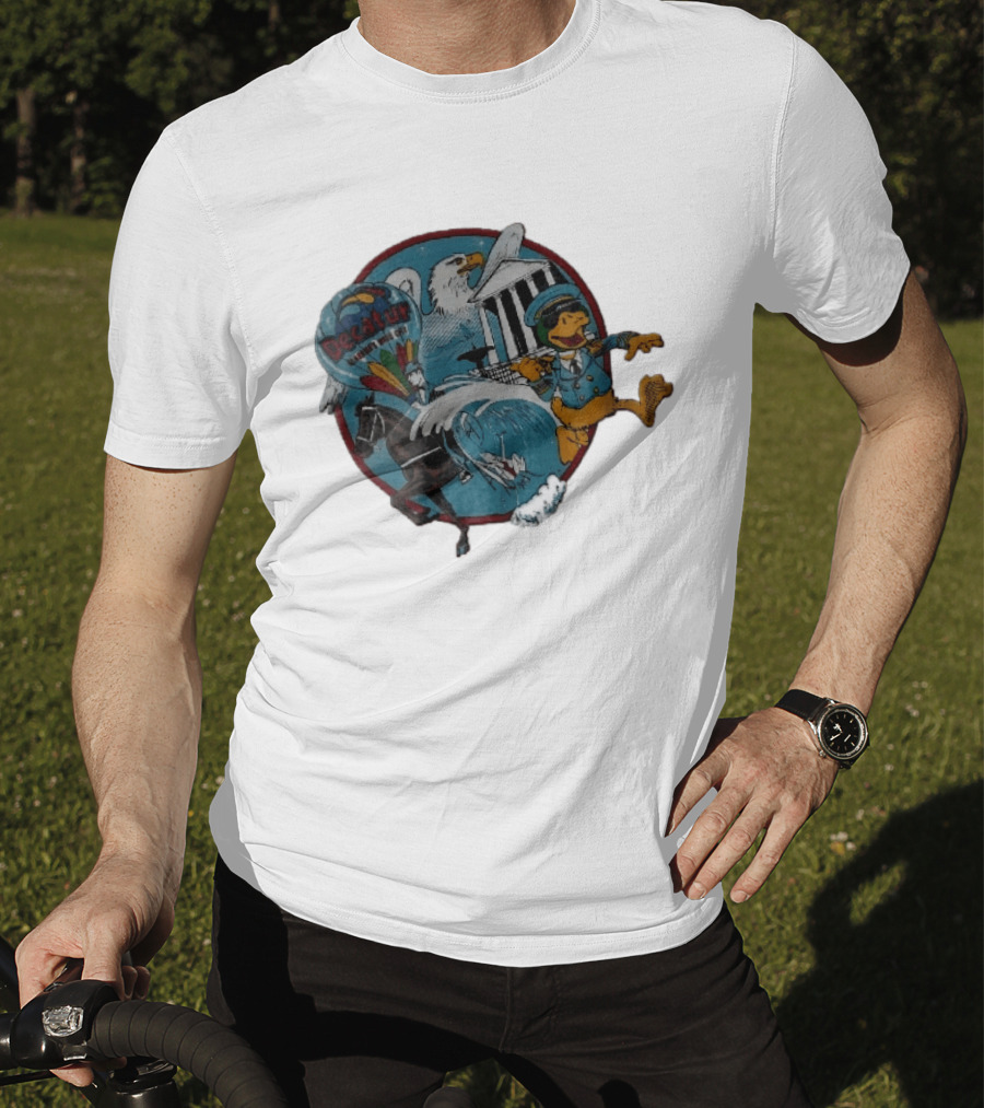 Decatur Alabama River City Cartoon Duck Horse Eagle Balloon T-Shirt